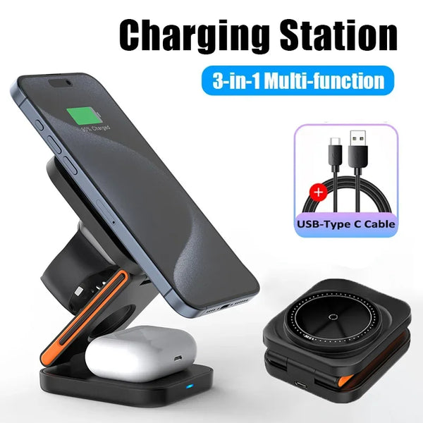 Foldable Magnetic Charger Stand
